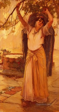 スペイン人アラビア人女性フレデリック・アーサー・ブリッジマン Oil Paintings